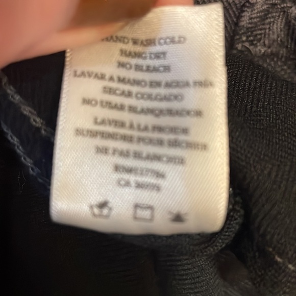 RAILS Hunter‎ Charcoal Jet Dip Dye Long Sleeve Plaid Button-Down Shirt in XS - Picture 9 of 11